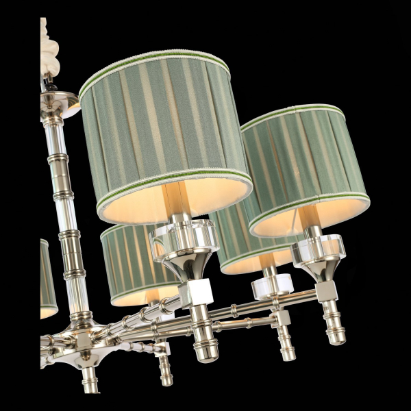 SL1121.103.08 Люстра подвесная ST-Luce Никель/Оливковый E14 8*40W OLEO, изображение 6