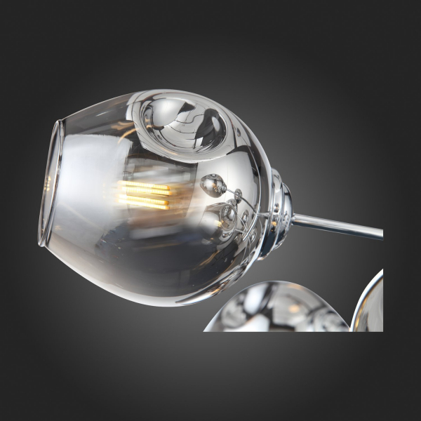 SL1500.103.12 Светильник подвесной ST-Luce Хром/Дымчатый E14 12*40W FOVIA, изображение 13