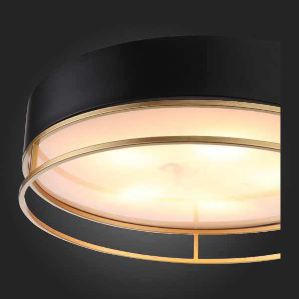 SL1127.432.05 Светильник потолочный ST-Luce Черный, Матовое золото/Белый E27 5*40W CHODO, изображение 12