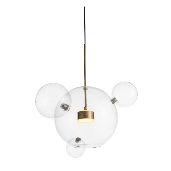 SL1133.203.01 Светильник подвесной ST-Luce Латунь/Прозрачный LED 1*14W 3000K BOPONE, изображение 3