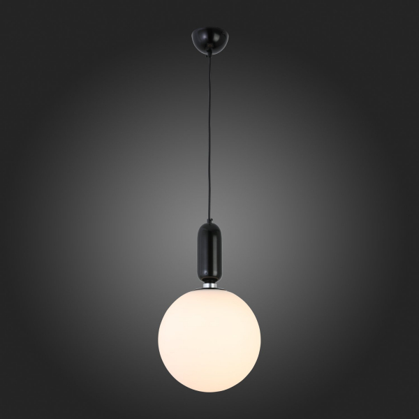 SL1220.403.01 Светильник подвесной ST-Luce Черный/Белый E27 1*60W RIETTA, изображение 5