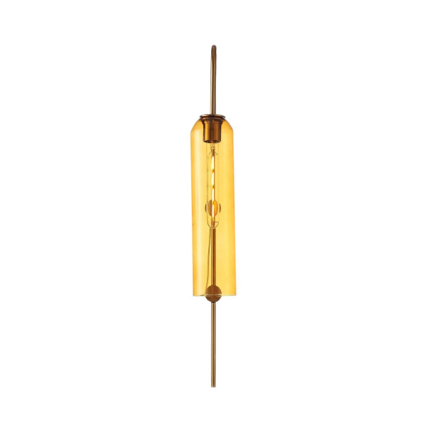 SL1145.391.01 Светильник настенный ST-Luce Латунь/Янтарный E27 1*60W CALLANA, изображение 3