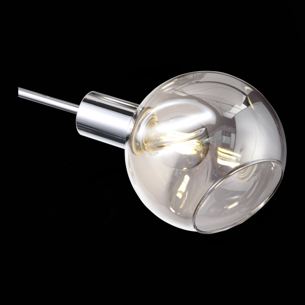 SLE155102-06 Светильник потолочный Хром/Дымчатый E14 6*60W GENTORE, изображение 10