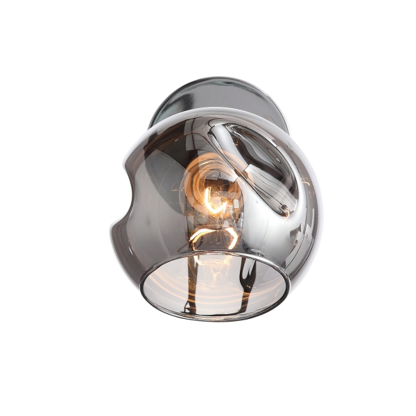 SLE155101-01 Светильник настенный Хром/Дымчатый E14 1*60W GENTORE, изображение 3