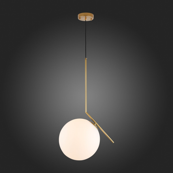 SL1148.313.01 Светильник подвесной ST-Luce Латунь/Белый E27 1*60W CODDA, изображение 7