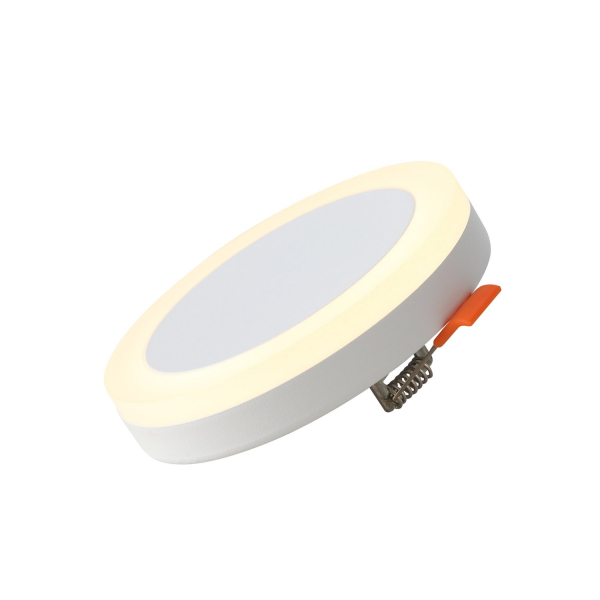 ST104.502.06 Светильник встраиваемый Белый LED 1*6W 3000K 468Lm Ra&gt;80 120° IP20 D110xH20 170-240V Встраиваемые светильники, изображение 2