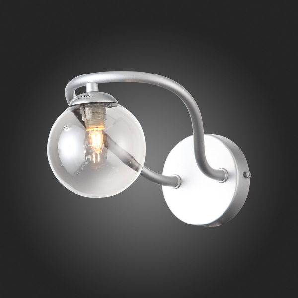 SL1502.101.01 Светильник настенный ST-Luce Хром/Дымчатый G9 1*5W LEGATEZZA, изображение 12
