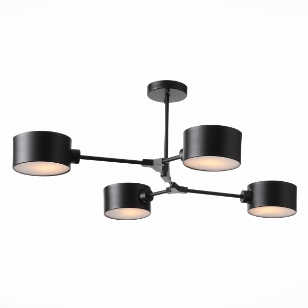 SLE183402-04 Светильник потолочный Черный/Черный E14 4*60W GIMENTO, изображение 2