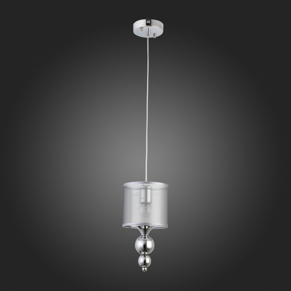SLE107103-01 Подвес Хром/Серебристый E27 1*40W PAZIONE, изображение 6