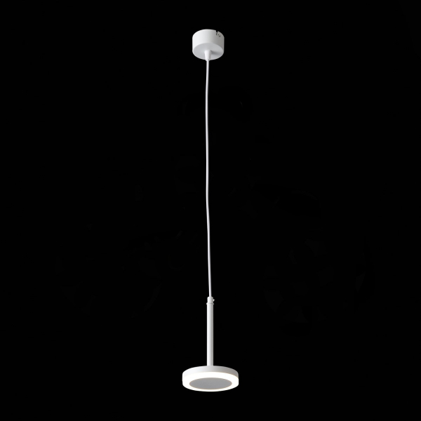 ST104.503.06 Светильник подвесной Белый LED 1*6W 3000K 468Lm Ra&gt;80 120° IP20 D112xH184 170-240V Подвесные светильники, изображение 4