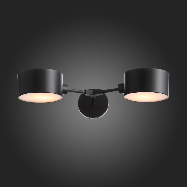 SLE183401-02 Светильник настенный Черный/Черный E14 2*60W GIMENTO, изображение 8