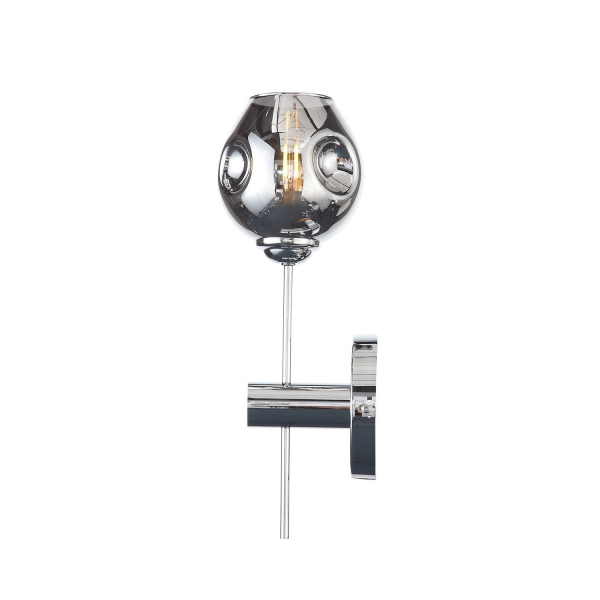 SL1500.101.01 Светильник настенный ST-Luce Хром/Дымчатый E14 1*40W FOVIA, изображение 2