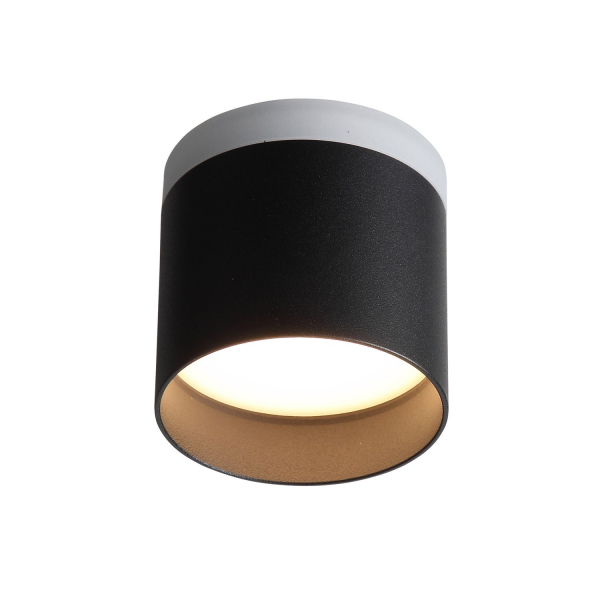 ST102.402.12 Светильник потолочный Черный LED 1*12W 3000K 936Lm Ra&gt;80 120° IP20 D100xH90 170-240V Накладные светильники, изображение 2