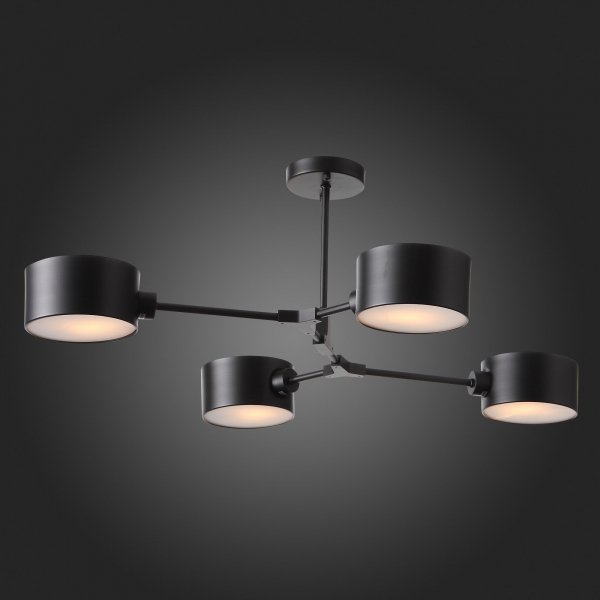 SLE183402-04 Светильник потолочный Черный/Черный E14 4*60W GIMENTO, изображение 10
