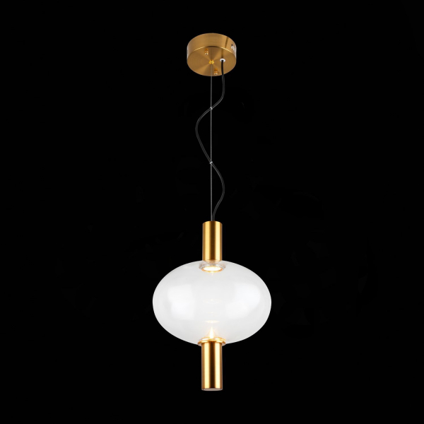 SL1582.303.01 Светильник подвесной ST-Luce Бронзовый/Прозрачный LED 1*7W 2700K ALLENORE, изображение 4
