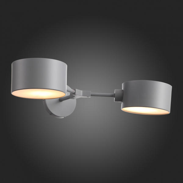 SLE183701-02 Светильник настенный Серый/Серый E14 2*60W GIMENTO, изображение 7