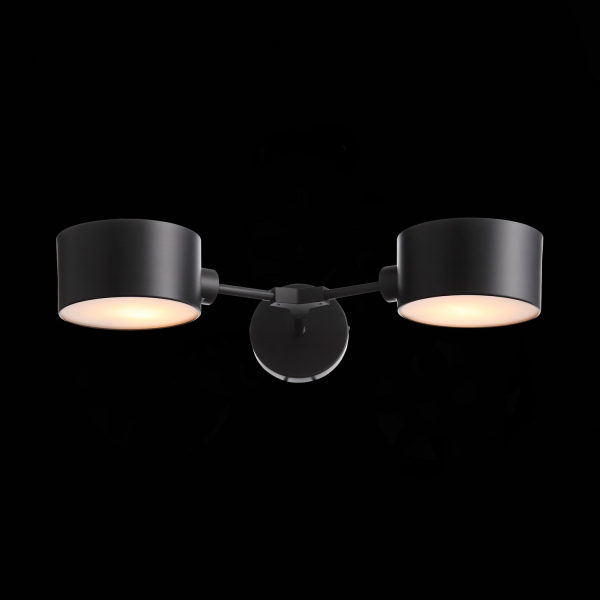 SLE183401-02 Светильник настенный Черный/Черный E14 2*60W GIMENTO, изображение 5