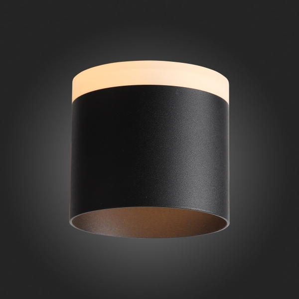 ST102.402.12 Светильник потолочный Черный LED 1*12W 3000K 936Lm Ra&gt;80 120° IP20 D100xH90 170-240V Накладные светильники, изображение 7