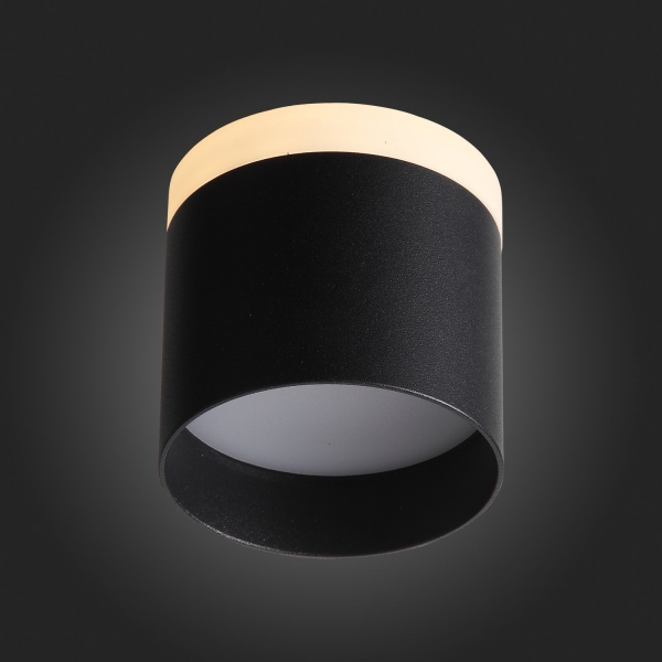 ST102.402.12 Светильник потолочный Черный LED 1*12W 3000K 936Lm Ra&gt;80 120° IP20 D100xH90 170-240V Накладные светильники, изображение 9