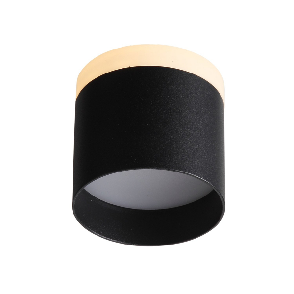 ST102.402.12 Светильник потолочный Черный LED 1*12W 3000K 936Lm Ra&gt;80 120° IP20 D100xH90 170-240V Накладные светильники, изображение 3