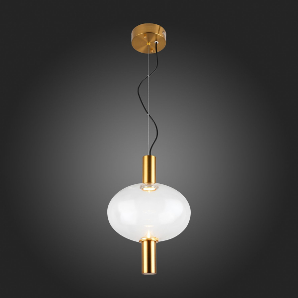 SL1582.303.01 Светильник подвесной ST-Luce Бронзовый/Прозрачный LED 1*7W 2700K ALLENORE, изображение 7