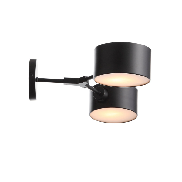 SLE183401-02 Светильник настенный Черный/Черный E14 2*60W GIMENTO, изображение 3