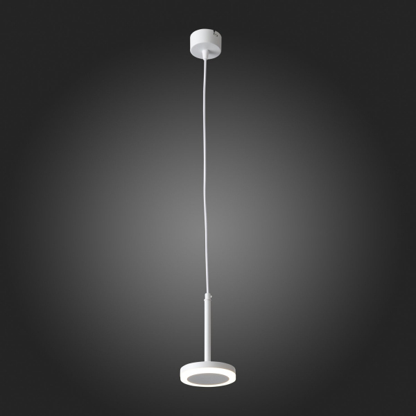 ST104.503.06 Светильник подвесной Белый LED 1*6W 3000K 468Lm Ra&gt;80 120° IP20 D112xH184 170-240V Подвесные светильники, изображение 7