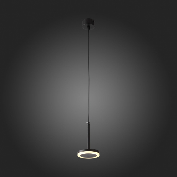 ST104.403.06 Светильник подвесной Черный LED 1*6W 3000K 468Lm Ra&gt;80 120° D112xH184 170-240V Подвесные светильники, изображение 7