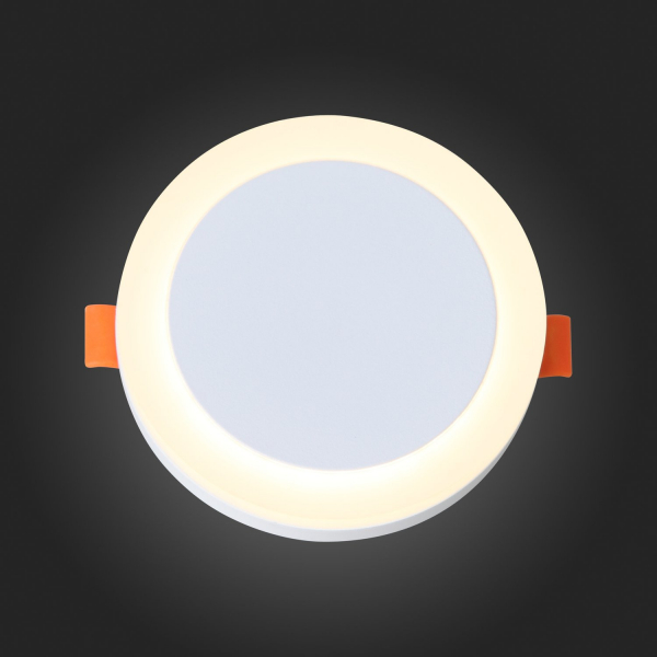 ST104.502.06 Светильник встраиваемый Белый LED 1*6W 3000K 468Lm Ra&gt;80 120° IP20 D110xH20 170-240V Встраиваемые светильники, изображение 7