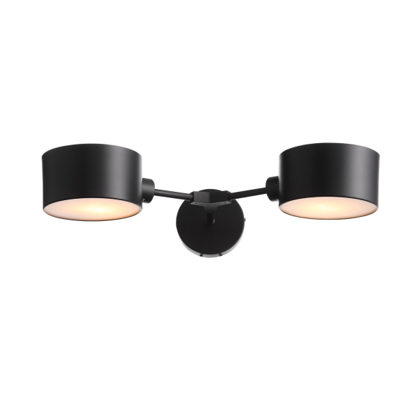 SLE183401-02 Светильник настенный Черный/Черный E14 2*60W GIMENTO, изображение 2