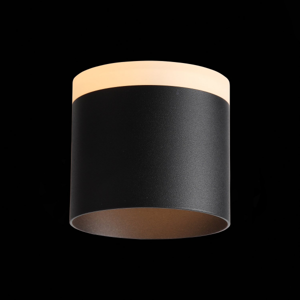 ST102.402.12 Светильник потолочный Черный LED 1*12W 3000K 936Lm Ra&gt;80 120° IP20 D100xH90 170-240V Накладные светильники, изображение 4