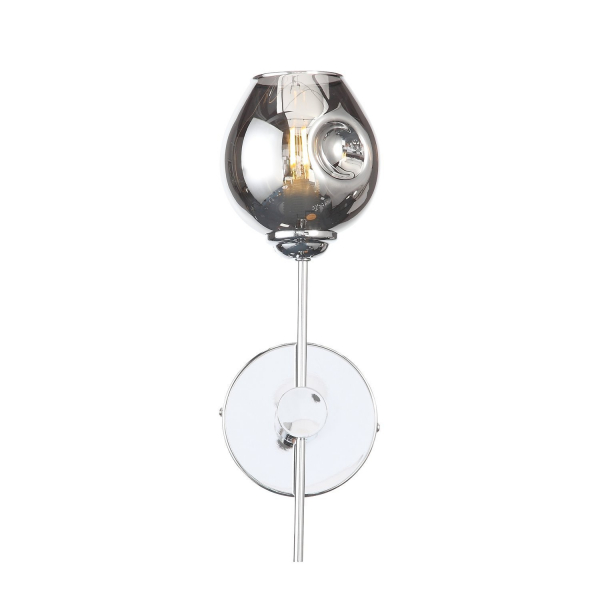 SL1500.101.01 Светильник настенный ST-Luce Хром/Дымчатый E14 1*40W FOVIA, изображение 3