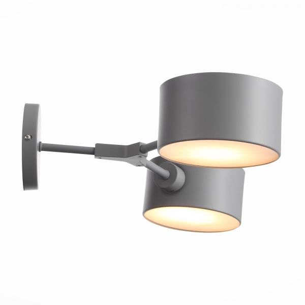 SLE183701-02 Светильник настенный Серый/Серый E14 2*60W GIMENTO, изображение 2