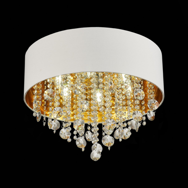 SL1350.502.06 Светильник потолочный ST-Luce Хром/Белый, Золотистый, Прозрачный E14 6*40W LACCHIA, изображение 7