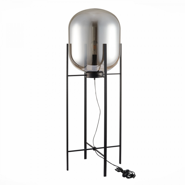 SL1050.725.01 Торшер ST-Luce Черный/Дымчатый E27 1*40W (из 2-х коробок) BURASCA, изображение 2