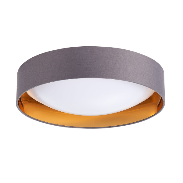 SLE201112-01 Светильник потолочный Серый, Золото/Белый LED 1*24W 4000K ORBIO, изображение 2