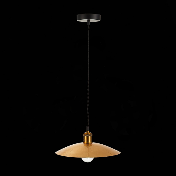 SL1017.203.01 Светильник подвесной ST-Luce Черный/Золотистый E27 1*60W ROMO, изображение 7