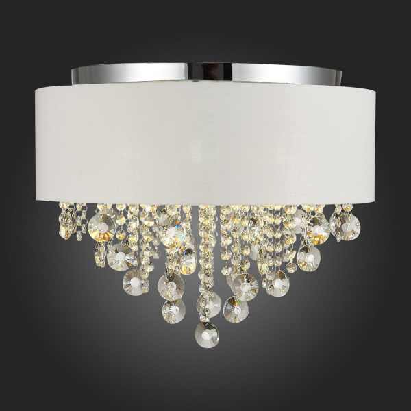 SL1350.502.06 Светильник потолочный ST-Luce Хром/Белый, Золотистый, Прозрачный E14 6*40W LACCHIA, изображение 12