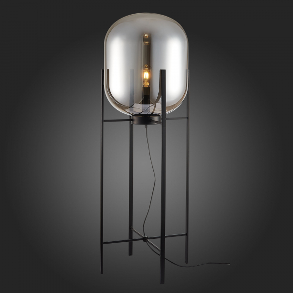 SL1050.725.01 Торшер ST-Luce Черный/Дымчатый E27 1*40W (из 2-х коробок) BURASCA, изображение 5
