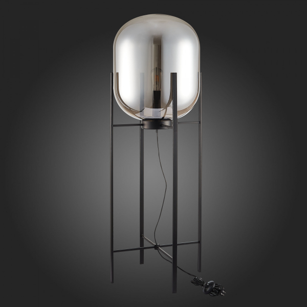 SL1050.725.01 Торшер ST-Luce Черный/Дымчатый E27 1*40W (из 2-х коробок) BURASCA, изображение 6