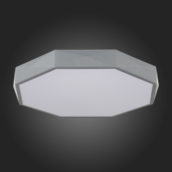 SLE200872-01 Светильник потолочный Серый/Белый LED 1*45W 3000K/4000K/6000K RONDO, изображение 12