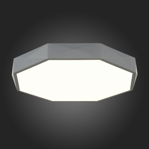 SLE200872-01 Светильник потолочный Серый/Белый LED 1*45W 3000K/4000K/6000K RONDO, изображение 9