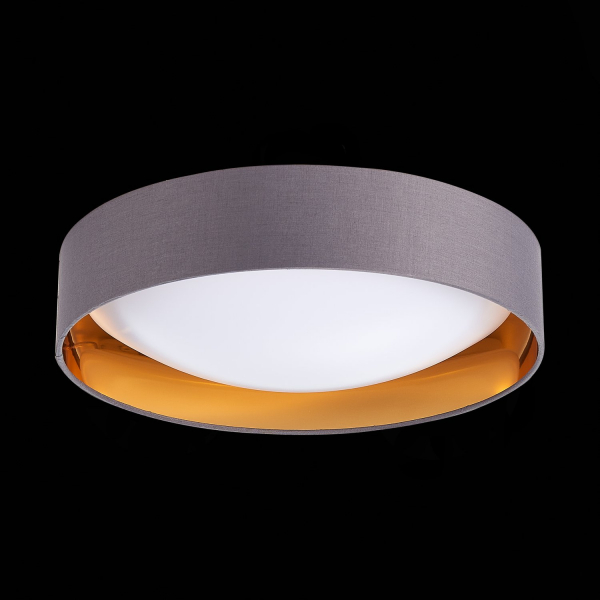 SLE201112-01 Светильник потолочный Серый, Золото/Белый LED 1*24W 4000K ORBIO, изображение 4