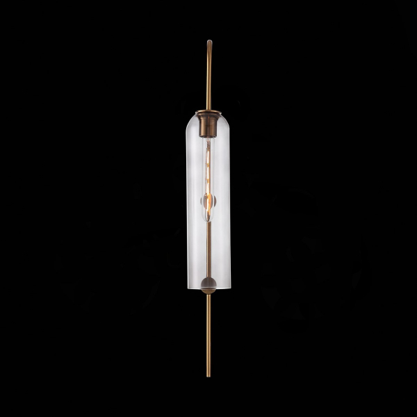 SL1145.341.01 Светильник настенный ST-Luce Латунь/Дымчатый E27 1*60W CALLANA, изображение 6