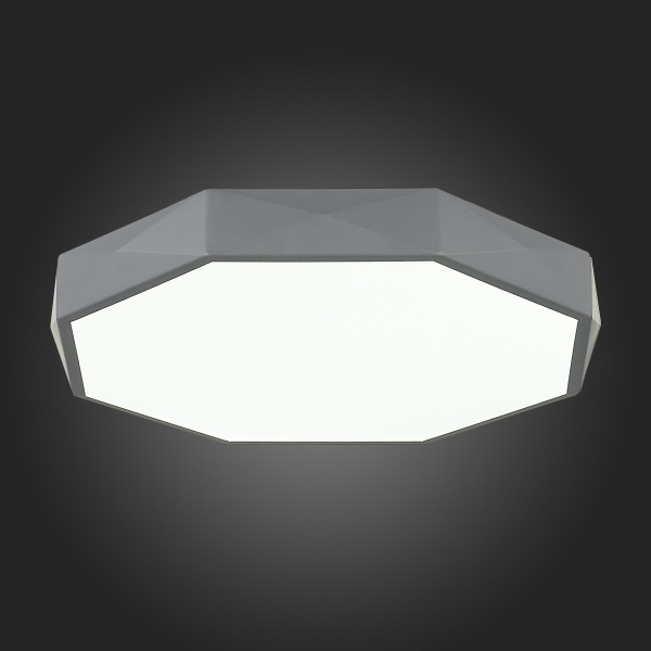 SLE200872-01 Светильник потолочный Серый/Белый LED 1*45W 3000K/4000K/6000K RONDO, изображение 11