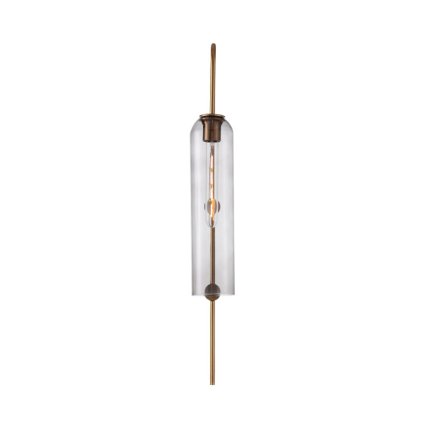 SL1145.341.01 Светильник настенный ST-Luce Латунь/Дымчатый E27 1*60W CALLANA, изображение 3