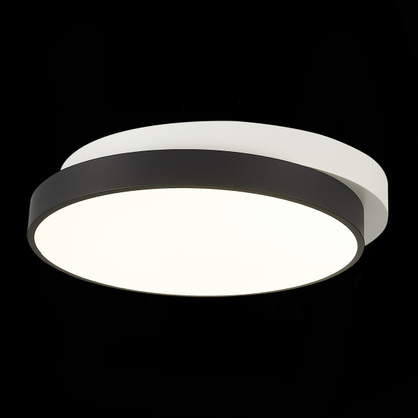 SLE200702-01 Светильник потолочный Черный, Белый/Белый LED 1*45W 3000K/4000K/6000K QVO, изображение 5