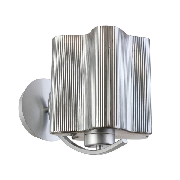 SL117.701.01 Бра ST-Luce Серебристый/Дымчатый E27 1*60W ONDE, изображение 2