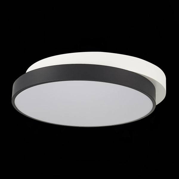 SLE200702-01 Светильник потолочный Черный, Белый/Белый LED 1*45W 3000K/4000K/6000K QVO, изображение 8