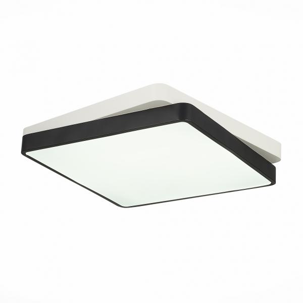SLE200712-01 Светильник потолочный Черный, Белый/Белый LED 1*45W 3000K/4000K/6000K QVO, изображение 3